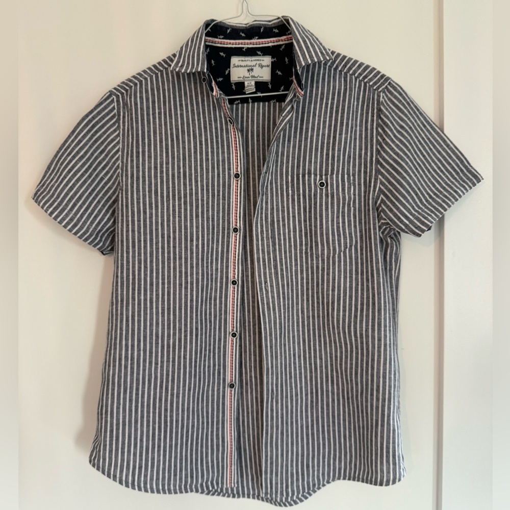 Men’s Linen Blend Short Sleeve